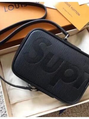 Louis Vuitton Replica Supreme Epi Crossbody Bag M53434 Black 2017