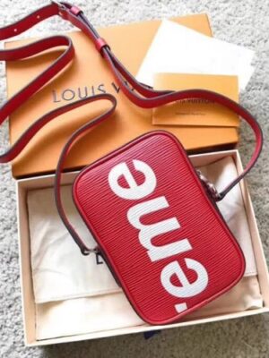 Louis Vuitton Replica Supreme Epi Crossbody Bag M53434 Red 2017