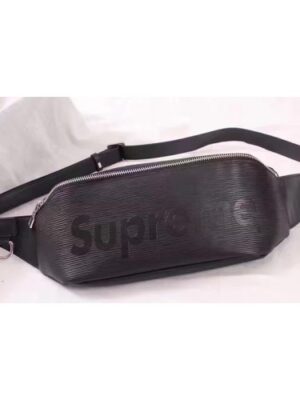 Louis Vuitton Replica Supreme X Epi Waist Bag Black 2017