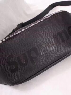 Louis Vuitton Replica Supreme X Epi Waist Bag Black 2017