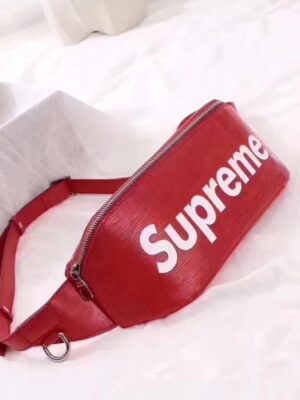 Louis Vuitton Replica Supreme X Epi Waist Bag Red 2017