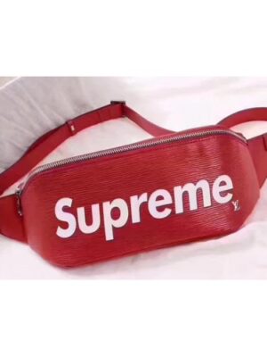 Louis Vuitton Replica Supreme X Epi Waist Bag Red 2017