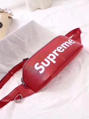 Louis Vuitton Replica Supreme X Epi Waist Bag Red 2017