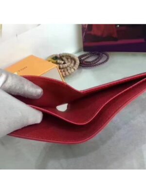 Louis Vuitton Replica Supreme X Epi Wallet Red 2017