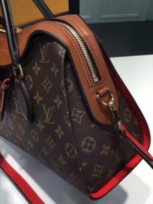 Louis Vuitton Replica TUILERIES Monogram Canvas With Leather Bag M41456 Caramel 2017