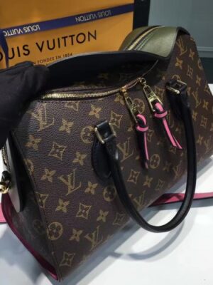 Louis Vuitton Replica TUILERIES Monogram canvas with leather bag M41456(KD-721610)