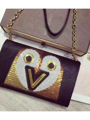 Louis Vuitton Replica TWIST CHAIN WALLET M62334 BLACK