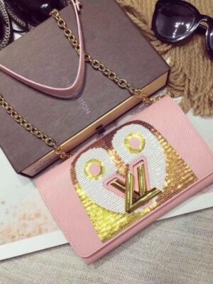 Louis Vuitton Replica TWIST CHAIN WALLET M62334 PINK