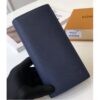 Louis Vuitton Replica Taiga Leather Brazza Wallet With Hawaiian-Print Lining M30161 2017