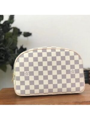 Louis Vuitton Replica Toiletry 25 Bag Damier Azur Canvas