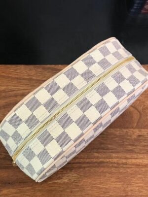 Louis Vuitton Replica Toiletry 25 Bag Damier Azur Canvas