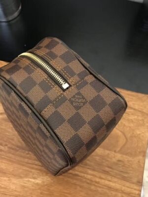 Louis Vuitton Replica Toiletry 25 Bag N47624 Damier Ebene Canvas