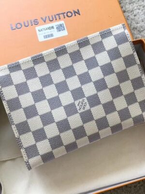 Louis Vuitton Replica Toiletry Pouch 19 Bag M47544 Damier Azur Canvas