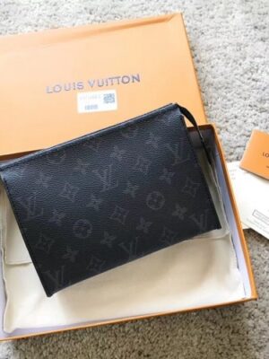 Louis Vuitton Replica Toiletry Pouch 19 Bag M47544 Monogram Eclipse Canvas