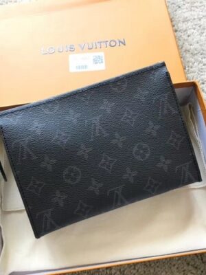 Louis Vuitton Replica Toiletry Pouch 19 Bag M47544 Monogram Eclipse Canvas