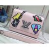 Louis Vuitton Replica Travel Stickers Epi Twist MM Bag M52487 Rose Ballerine 2019