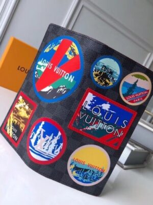 Louis Vuitton Replica Travel Stickers Patches Alps Brazza Wallet N60091 2018