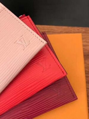 Louis Vuitton Replica Trio Epi Leather Wallet M62254 Pink/Red/Burgundy