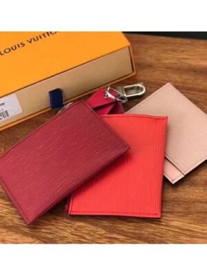 Louis Vuitton Replica Trio Epi Leather Wallet M62254 Pink/Red/Burgundy