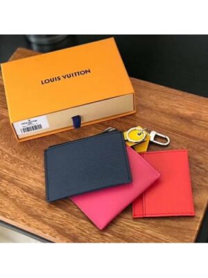 Louis Vuitton Replica Trio Epi Leather Wallet M62254 Red/Pink/Blue