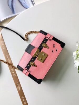 Louis Vuitton Replica Trunk Clutch in Epi Leather M51698 Pink 2018