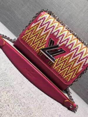 Louis Vuitton Replica Twist MM Bag M54721 Threads 2017