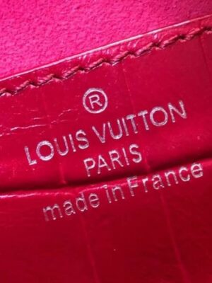 Louis Vuitton Replica Twist MM Bag in Embossed Leather M50280 Red 2018