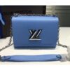 Louis Vuitton Replica Twist MM Bag in Epi Leather M50280 Blue 2018