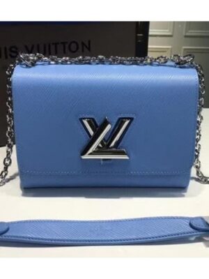 Louis Vuitton Replica Twist MM Bag in Epi Leather M50280 Blue 2018