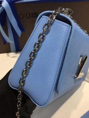 Louis Vuitton Replica Twist MM Bag in Epi Leather M50280 Blue 2018