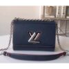 Louis Vuitton Replica Twist MM Bag in Epi Leather M50280 Dark Blue 2018