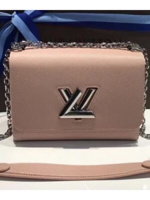 Louis Vuitton Replica Twist MM Bag in Epi Leather M50280 Nude 2018