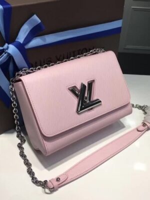 Louis Vuitton Replica Twist MM Bag in Epi Leather M50280 Pink 2018