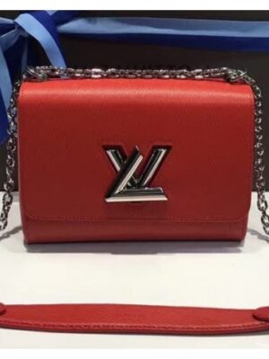 Louis Vuitton Replica Twist MM Bag in Epi Leather M50280 Red 2018