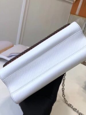 Louis Vuitton Replica Twist MM Bag in Epi Leather M53532 White 2018