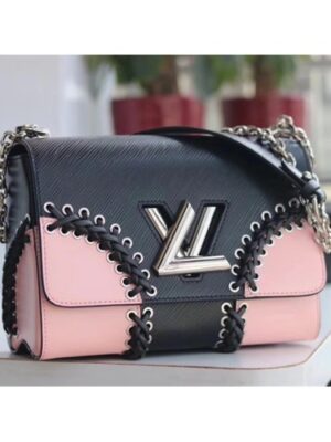 Louis Vuitton Replica Twist MM Bag in Epi Leather M54079 Black 2018