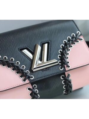 Louis Vuitton Replica Twist MM Bag in Epi Leather M54079 Black 2018