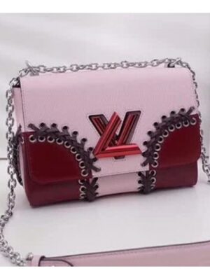 Louis Vuitton Replica Twist MM Bag in Epi Leather M54079 Pink/Red 2018