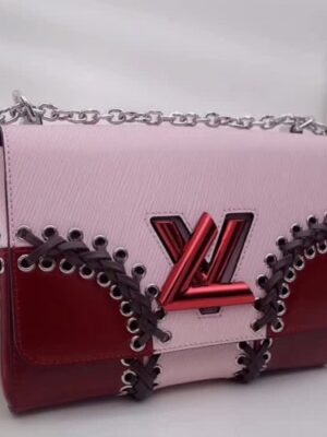 Louis Vuitton Replica Twist MM Bag in Epi Leather M54079 Pink/Red 2018