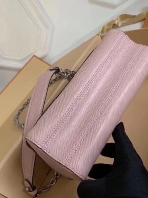 Louis Vuitton Replica Twist MM Flap Bag in Epi Leather M52487 Pink 2018