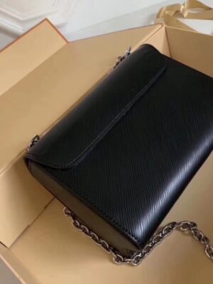 Louis Vuitton Replica Twist MM Flap Bag in Epi Leather M52699 Black 2018