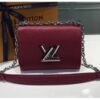 Louis Vuitton Replica Twist PM Bag in Epi Leather M50332 Burgundy 2018