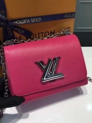 Louis Vuitton Replica Twist PM Bag in Epi Leather M50332 Hot Pink 2018