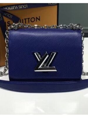 Louis Vuitton Replica Twist PM Bag in Epi Leather M50332 Navy Blue 2018