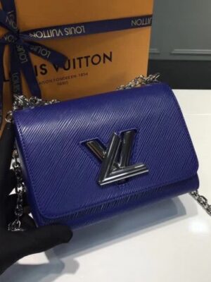 Louis Vuitton Replica Twist PM Bag in Epi Leather M50332 Navy Blue 2018