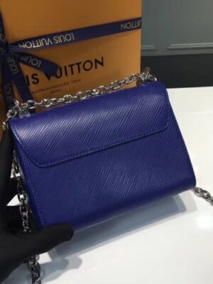 Louis Vuitton Replica Twist PM Bag in Epi Leather M50332 Navy Blue 2018