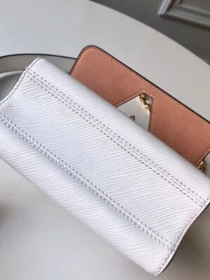 Louis Vuitton Replica Twist PM Bag in Epi Leather M50332 White 2018