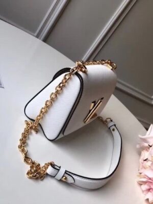 Louis Vuitton Replica Twist PM Bag in Epi Leather M50332 White 2018