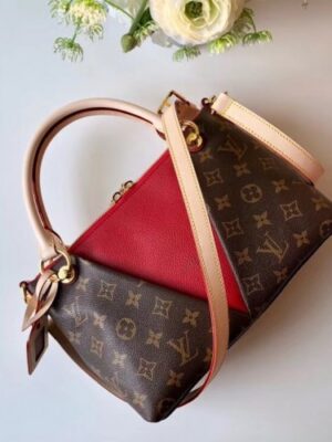 Louis Vuitton Replica V Tote BB Handbag M43966 Red 2018