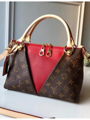 Louis Vuitton Replica V Tote BB Handbag M43966 Red 2018